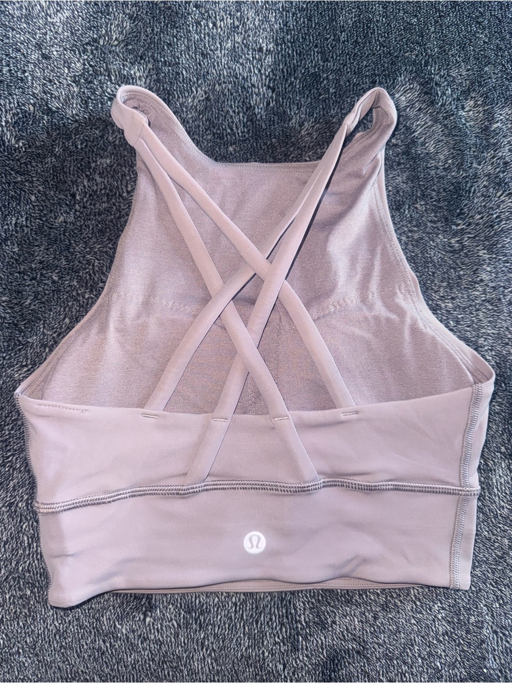 lululemon athletica Mauve Cross-Strap Sports Bra
